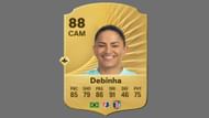 Debinha is among the most experienced players on the list (Image via EA Sports)